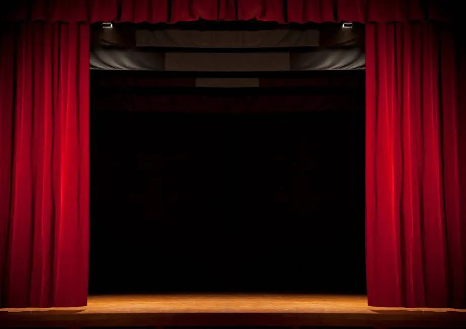 an empty stage
